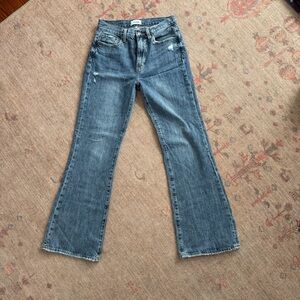 Pistola Stevie High Rise Relaxed Flare in Medium Blue Size 27